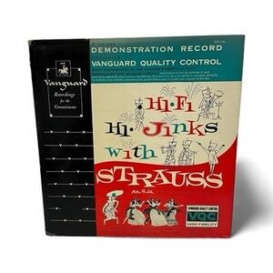 Anton Paulik Vienna State Opera Hi-Fi Hi-Jinks With Strauss LP 1957 VG